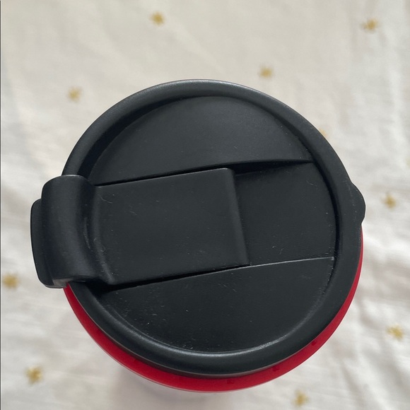 Starbucks Red Tumbler with White holiday Pattern - Picture 8 of 11